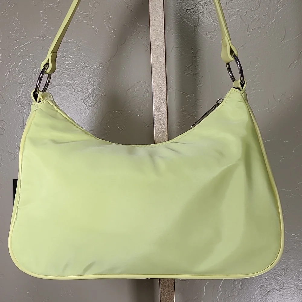 Nicole Miller Light Yellow Purse Front Pocket Bag